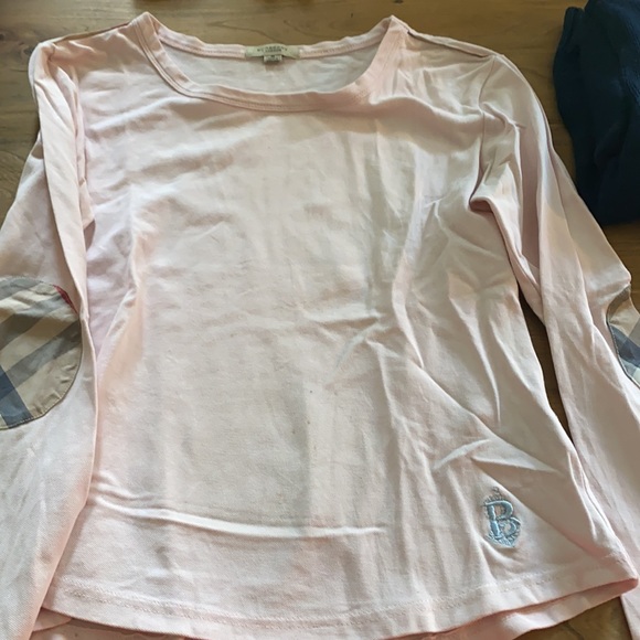 Burberry London crew neck jersey top - Picture 2 of 8